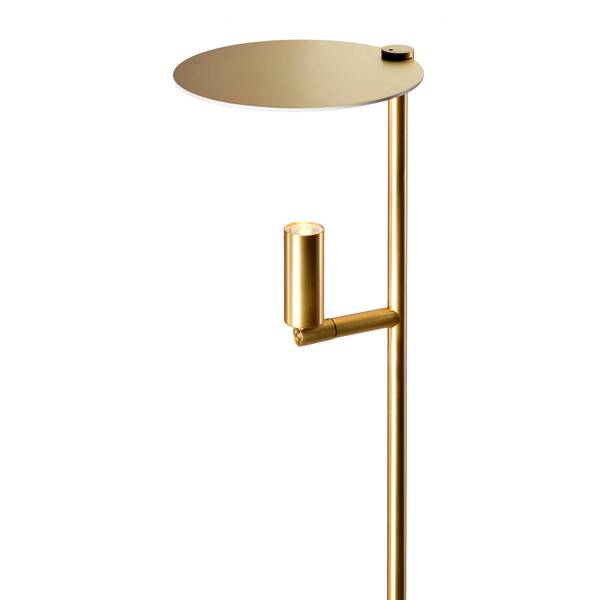  Carpyen Carpyen Kelly Led Floor Lamp, Adjustable Spot, Gold/gold 