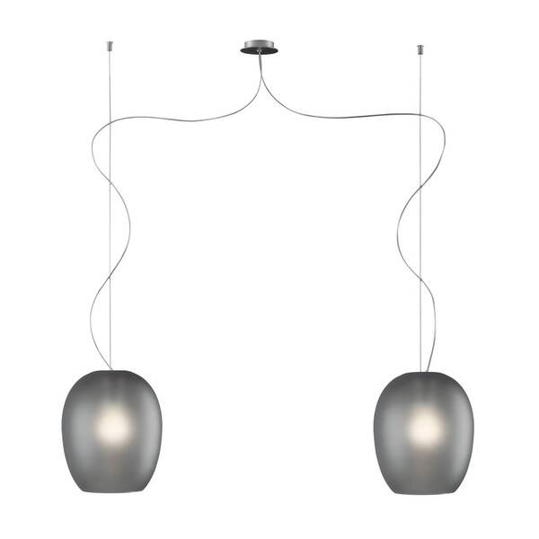  Casablanca Casablanca Anua Hanging Light Two-bulb Matt Grey 