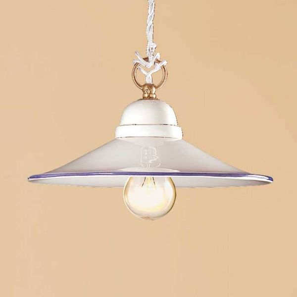  Ceramiche Ceramiche Attractive Piatto Ceramic Hanging Light, 28 cm 