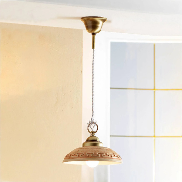  Ceramiche Ceramiche Greca Mediterraneo Hanging Light 