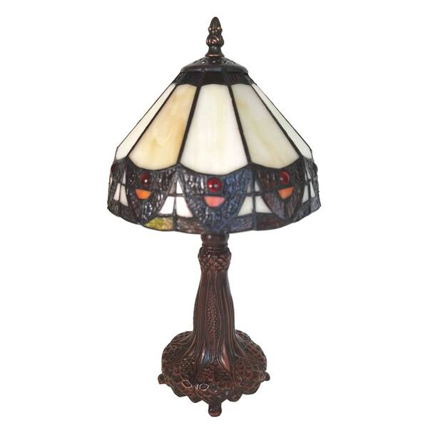  Clayre&eef Clayre&eef 5ll-6108 Table Lamp, Tiffany Style 
