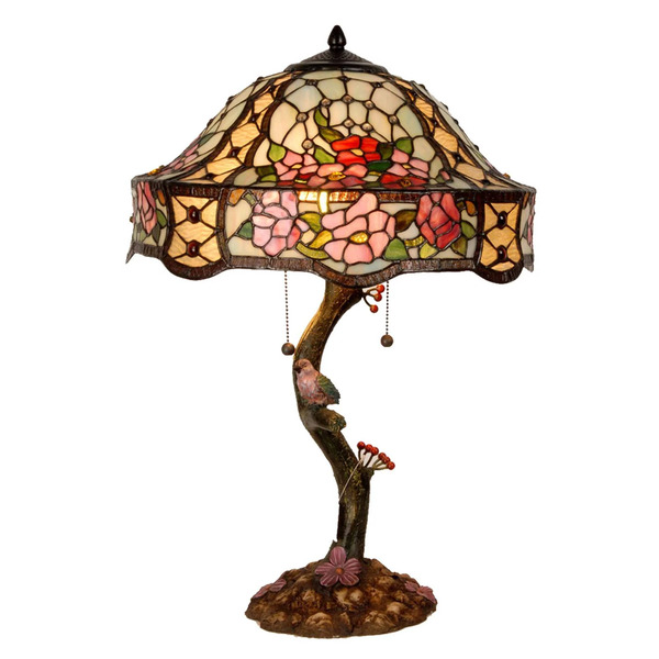  Clayre&eef Clayre&eef Richly-decorated Table Lamp Claire 