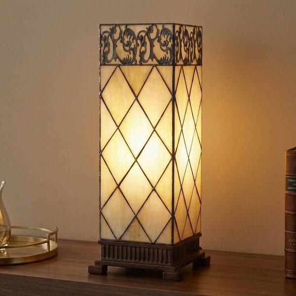  Clayre&eef Clayre&eef Table Lamp Diamond, Tiffany-style 45 cm 