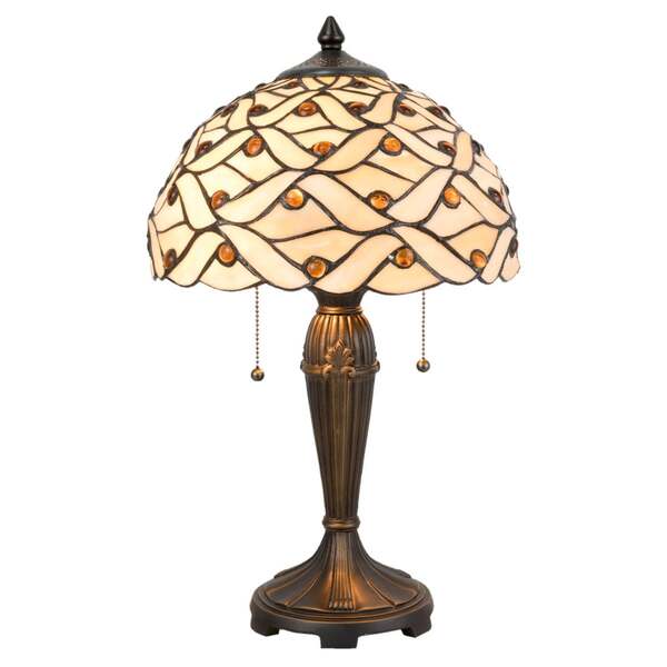  Clayre&eef Clayre&eef 5181 Table Lamp In A Tiffany Design 