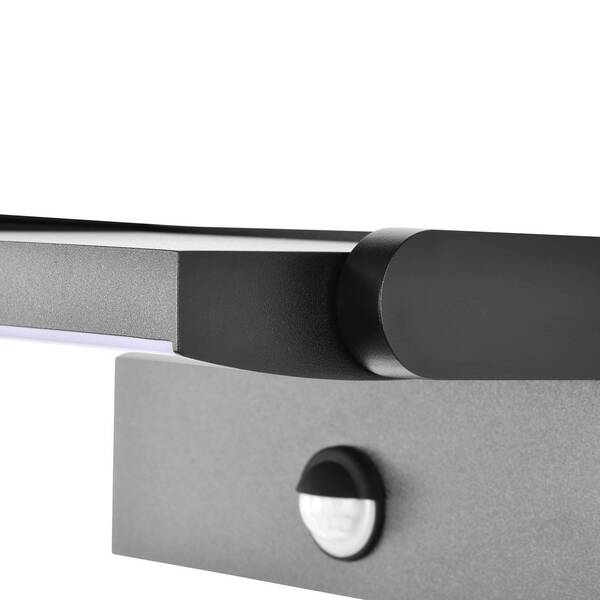 Cmd Led Wall Lamp Cmd 9081, Sensor, Anthracite, 21 Cm, Cct, Ip54 
