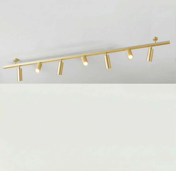  Cremasco Cremasco Ceiling Light 7536, Satin Brass, 7-bulb, Gu10 