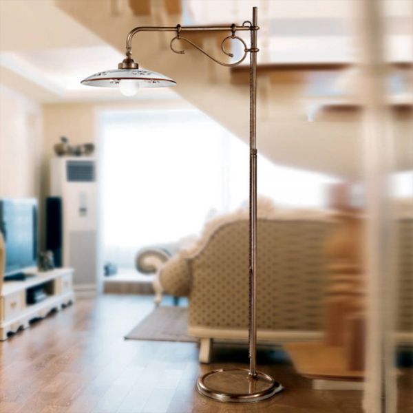  Cremasco Cremasco Graceful Bassano Floor Lamp Brown 