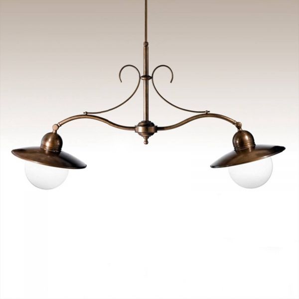  Cremasco Cremasco Taverna Two-bulb Hanging Light 