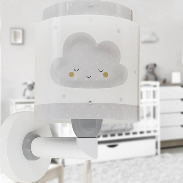 Dalber Dalber Baby Dreams Wall Light With A Plug, Grey 