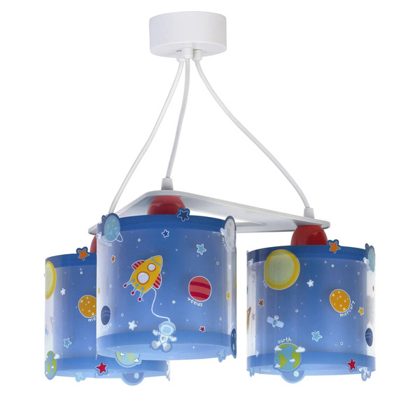  Dalber Dalber Children's Hanging Light Planets, 3-bulb 