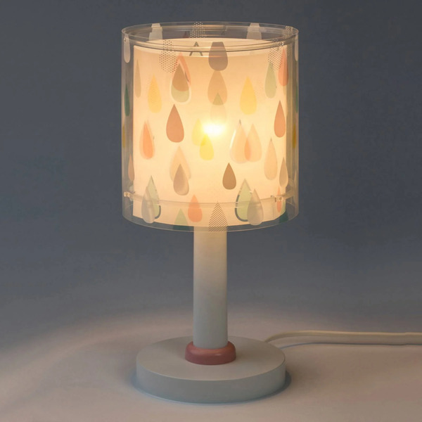  Dalber Dalber Colour Rain Table Lamp, Double Lampshade 