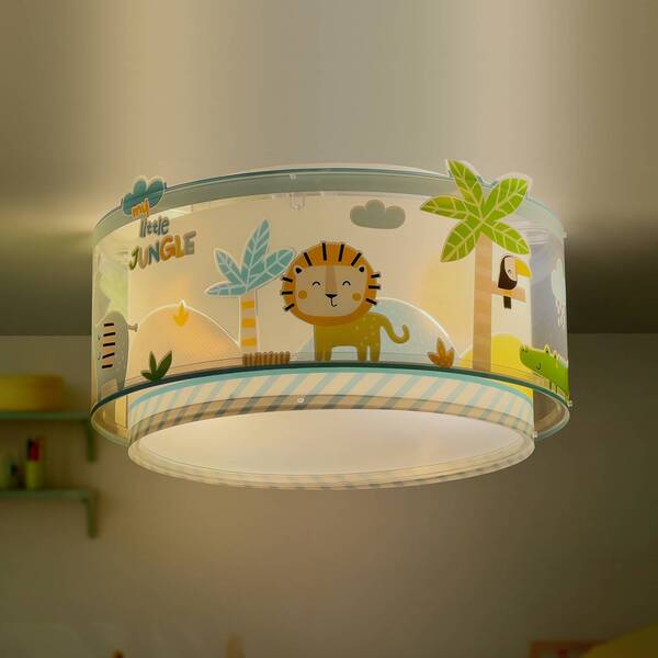  Dalber Dalber Little Jungle Ceiling Lamp, White/yellow 
