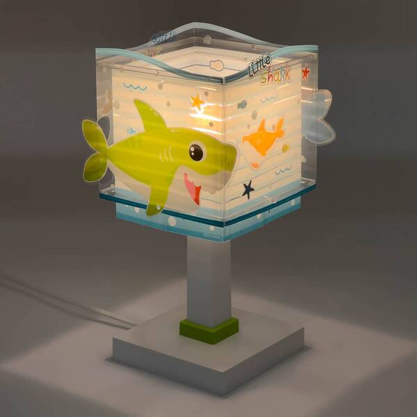 Dalber Dalber Little Shark Table Lamp With A Sea Motif 