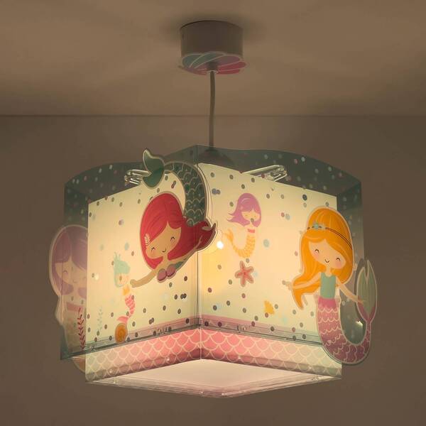  Dalber Dalber Mermaid Hanging Light, Turquoise/white 