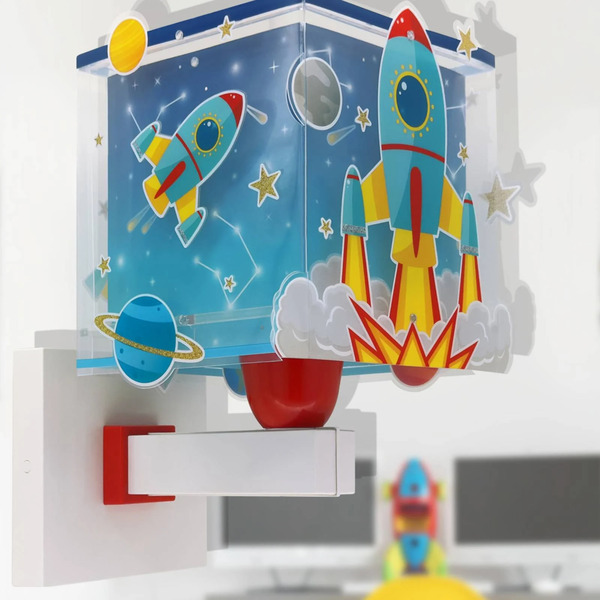  Dalber Dalber Rocket Children’s Wall Light With A Plug 