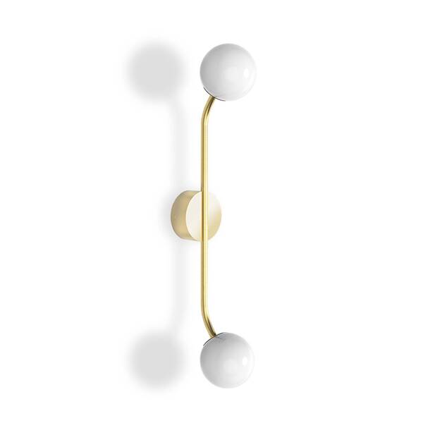  Decor Walther Decor Walther Pep Two Wall Light Matt Gold, 2-bulb 