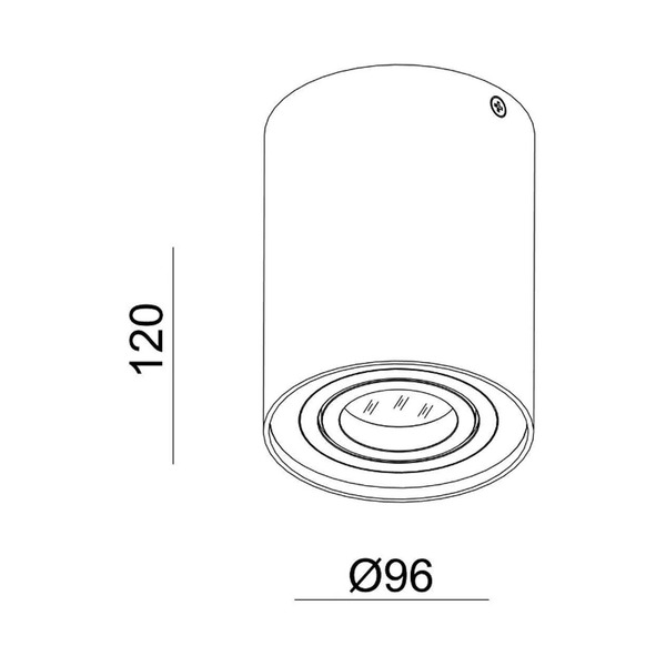  Deko-light Deko-light Bengala Downlight, Silver, ø 9.6 Cm, Rotatable And Swivelling 