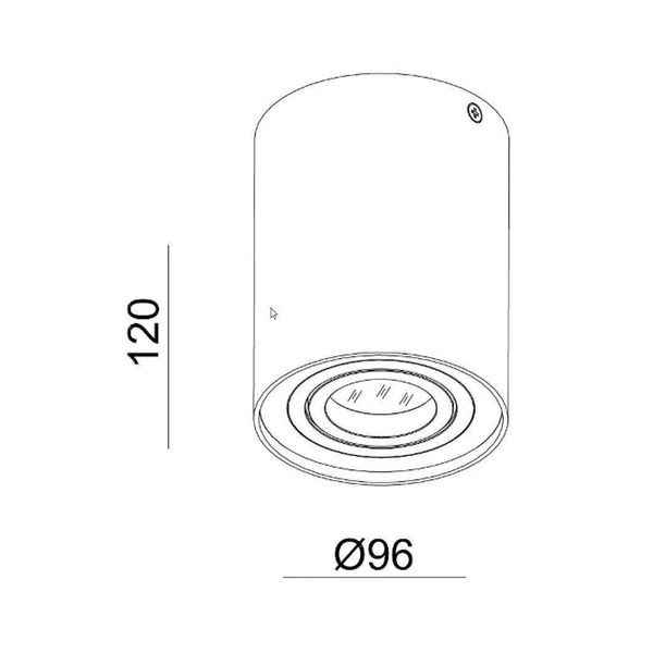  Deko-light Deko-light Bengala Downlight, White, ø 9.6 Cm, Rotatable And Swivelling 