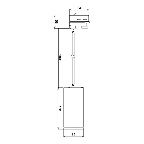  Deko-light Deko-light Lucea Led Pendant Light, 3-phase, 15w, White 