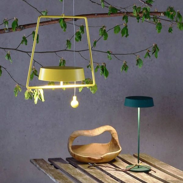  Deko-light Deko-light Miram Led Hanging Lamp, Battery, Dimmable Yellow 