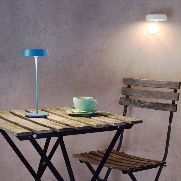  Deko-light Deko-light Miram Led Table Lamp, Battery, Dimmable, Blue 