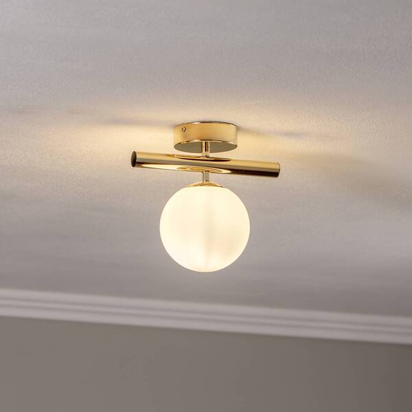  Domiluce Domiluce Linea Ceiling Lamp, Gold, 1-bulb 