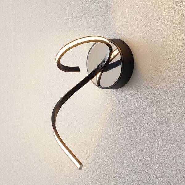  Domiluce Domiluce Modern Led Wall Light Lungo, Black 