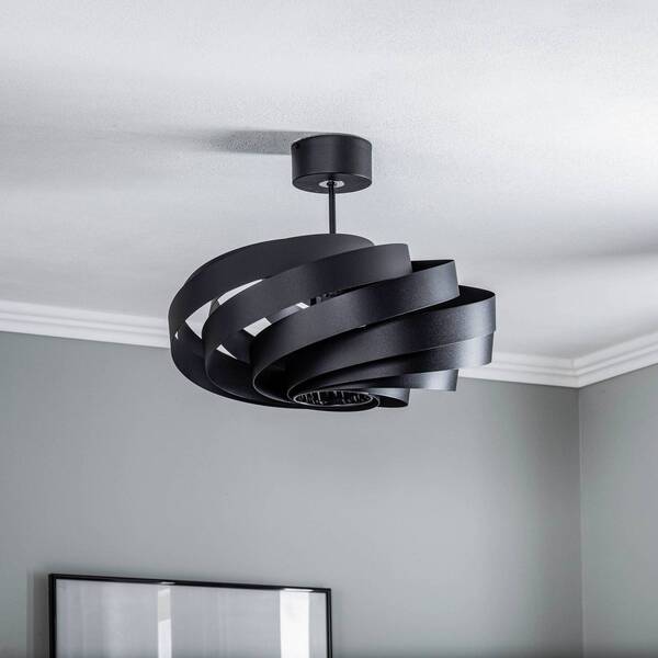  Domiluce Domiluce Vento Ceiling Light, Black, ø 50 Cm, Metal, E27 