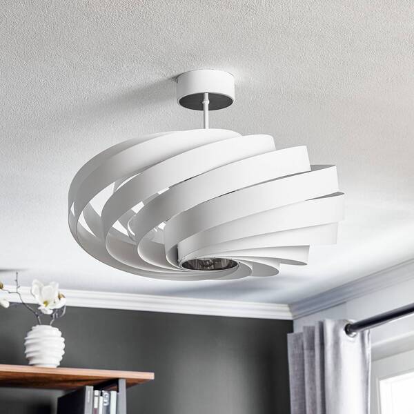  Domiluce Domiluce Vento Ceiling Light, White, ø 60 Cm, Metal, E27 