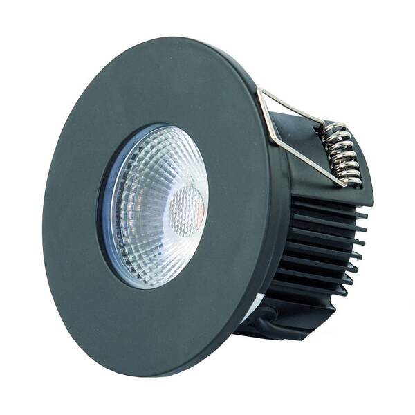  Dotlux Dotlux Multisun Led Recessed Light, Round, Black 