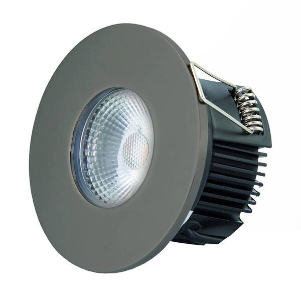  Dotlux Dotlux Multisun Led Recessed Light, Round, Grey 