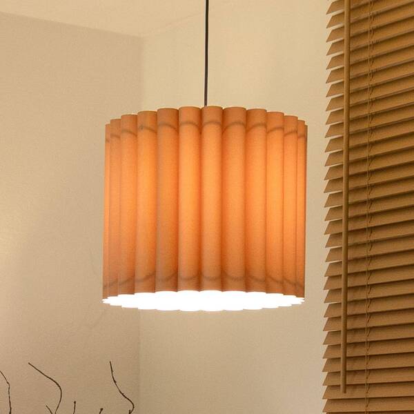  Duolla Duolla Aria Pendant Light, Cappuccino, Microfibre, E27 