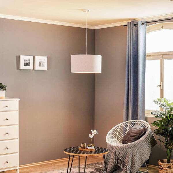  Duolla Duolla Bristol Pendant Light, Woven Pattern, Grey 