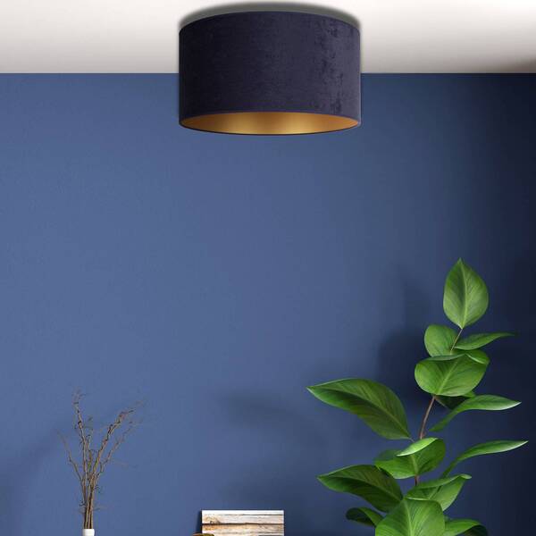  Duolla Duolla Ceiling Lamp Golden Roller ø 40cm Dark Blue/gold 