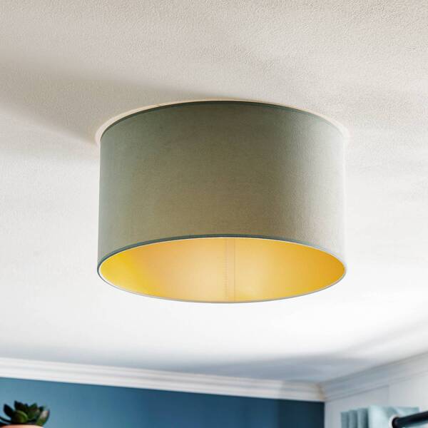  Duolla Duolla Ceiling Lamp Golden Roller ø 40cm Mint Green/gold 