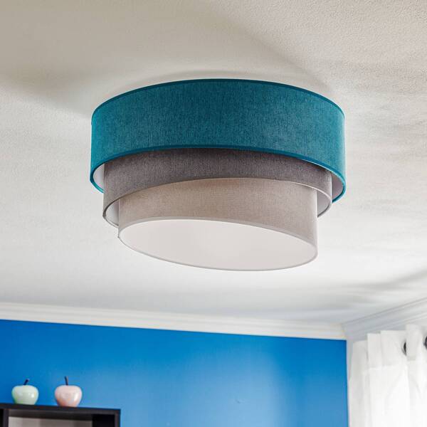  Duolla Duolla Ceiling Lamp Pastel Trio 45cm Turquoise/grey/light Grey 