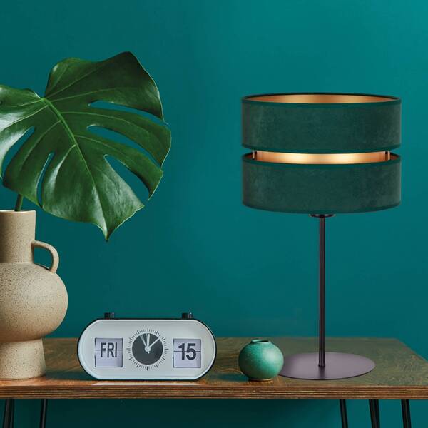  Duolla Duolla Duo Table Lamp, Green/gold, Height 50 Cm 