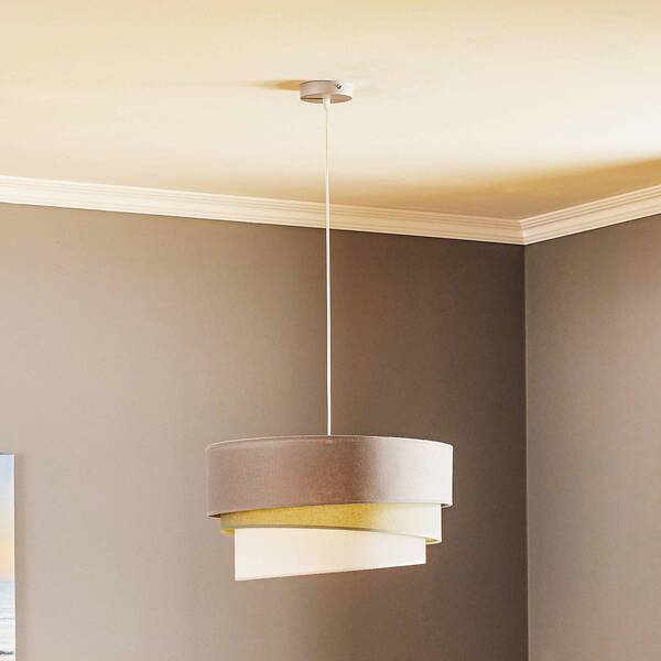  Duolla Duolla Euluna Trio Hanging Light Beige/aquamarine/écru ø45cm 