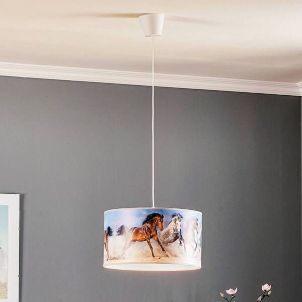  Duolla Duolla Print Pendant Light Horses 