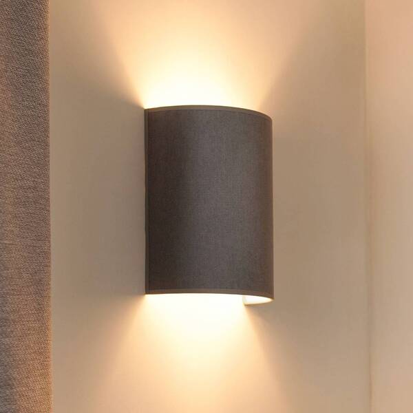  Duolla Duolla Semi Circle Wall Light, Soro, Grey, E27 