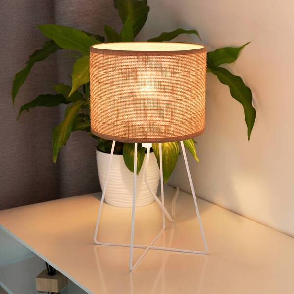  Duolla Duolla Trixi Table Lamp With Wire Frame White/beige, Fabric, E14 