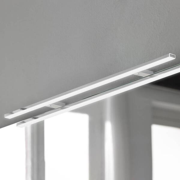  Ebir Ebir Esther 2 Led Mirror Light, Chrome, Width 80 Cm 