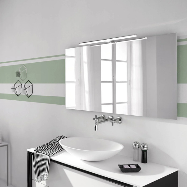  Ebir Ebir Led Mirror Light Pandora, Chrome, Width 45.8 Cm 