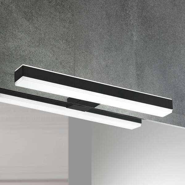  Ebir Ebir Veronica Led Mirror Lamp, 30 Cm Wide, Black 