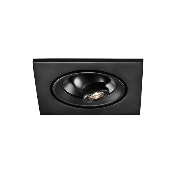  Egger Licht Egger Licht Egg Dls Led Recessed Spotlight Riga Zooom, Angular, Black, 3000k 