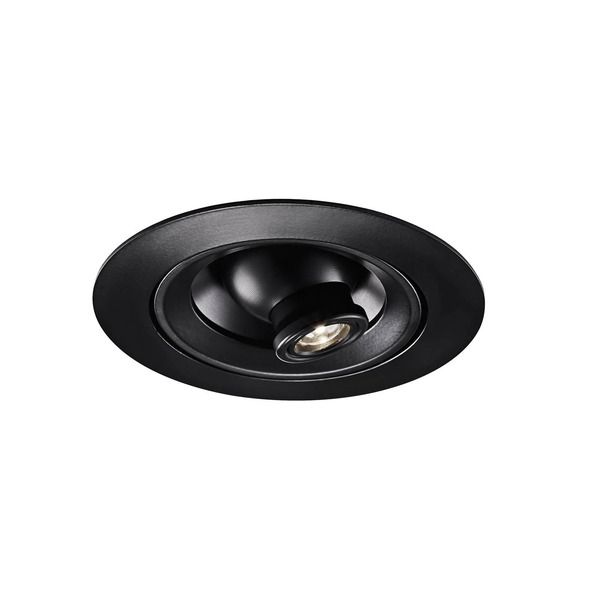  Egger Licht Egger Licht Egg Dls Led Recessed Spotlight Riga Zooom, Round, Black, 3000k 
