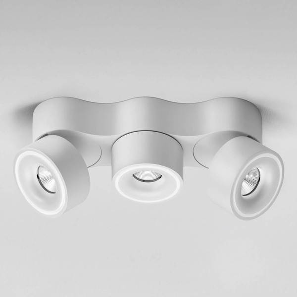  Egger Licht Egger Licht Egg Dls Led Spotlight Clippo Trio, 3-bulb, White, Dimmable 