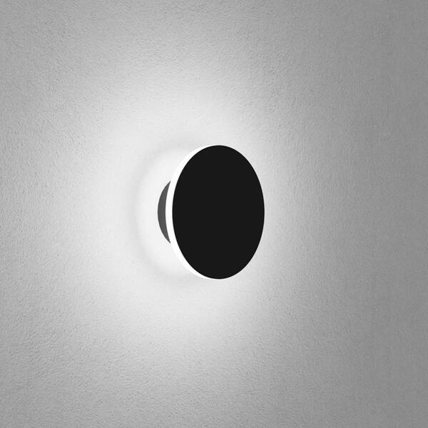  Egger Licht Egger Licht Egg Dls Orbit Wall Light, Black, ø 12.5 Cm, Aluminium 2,700 K 