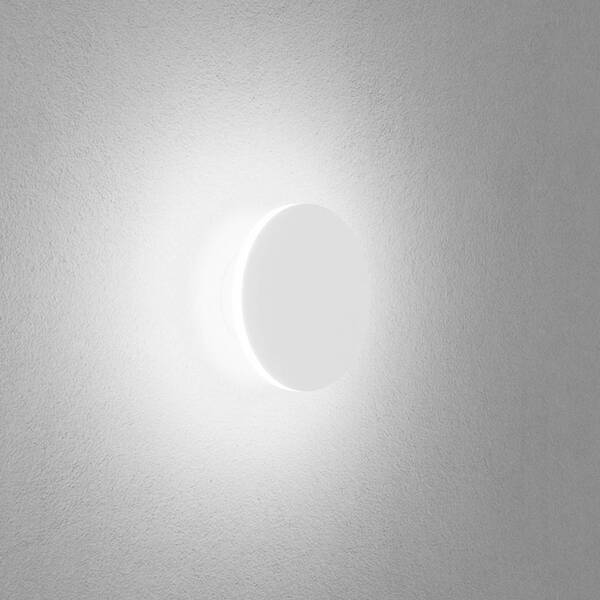  Egger Licht Egger Licht Egg Dls Orbit Wall Light, White, ø 12.5 Cm, Aluminium, 2,700 K 