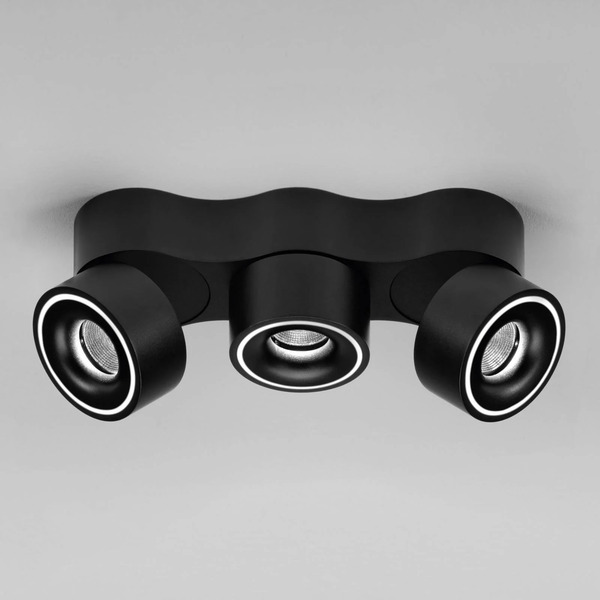  Egger Licht Egger Licht Egg Dls Spotlight Clippo Trio, Black, Dali Dimmable 